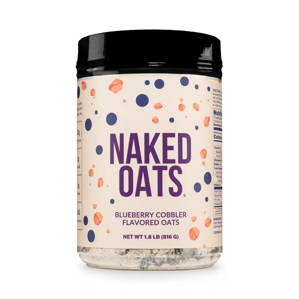 Blueberry Cobbler Protein Oats | Naked Oats