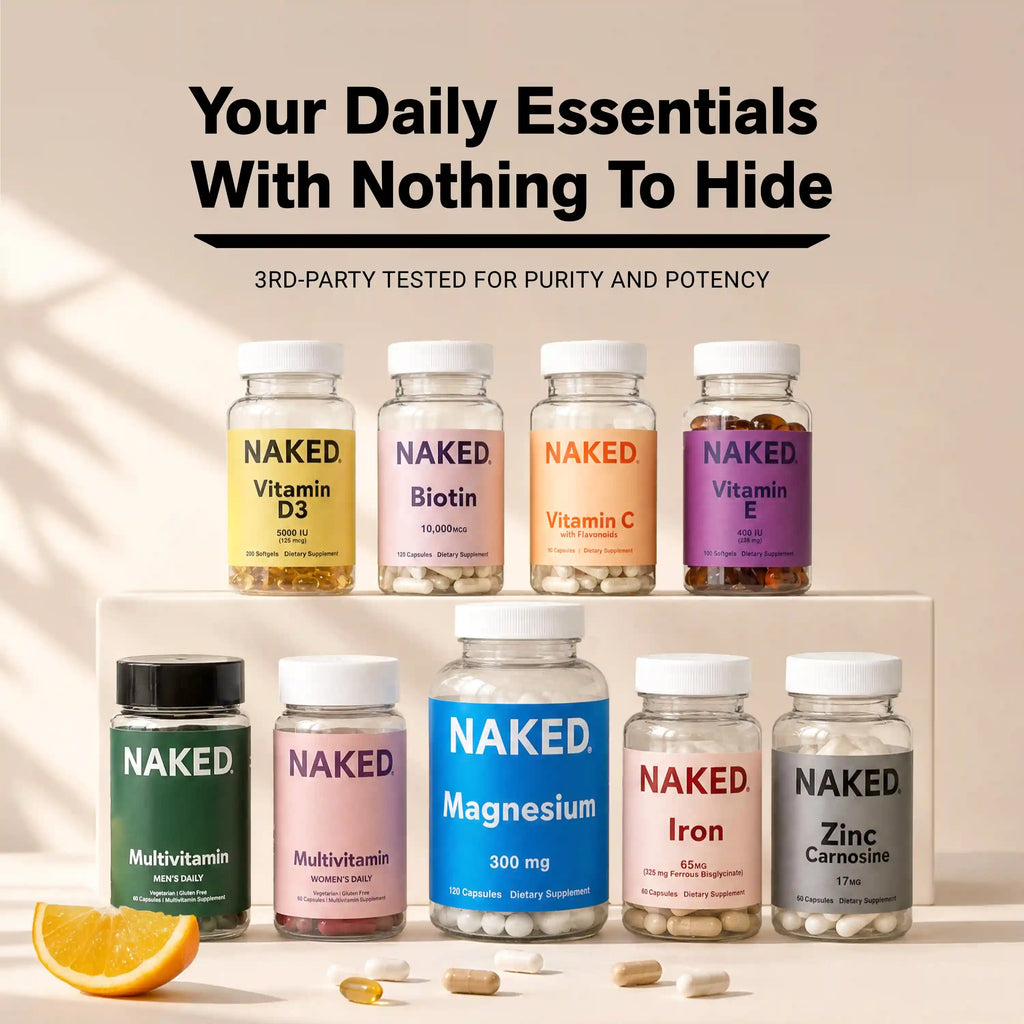 Daily Vitamin C Supplement | Naked Vitamin C - 90 Capsules