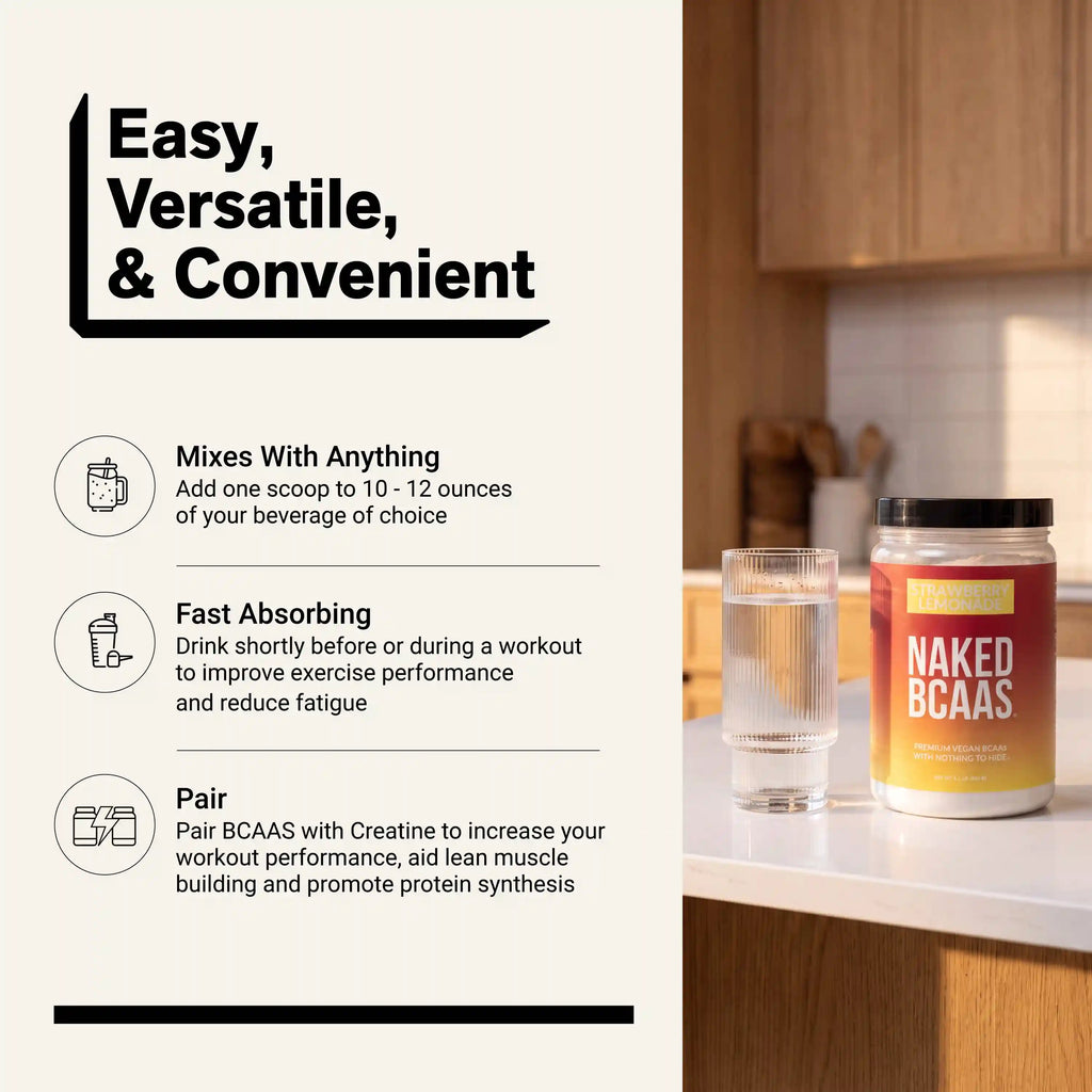 Cherry Lime Branched Chain Amino Acids | Naked BCAAs - 34 Servings