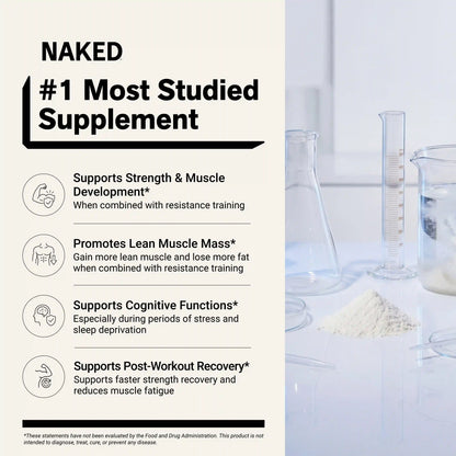 Creatine Monohydrate Powder | Naked Creatine - 2.2LB