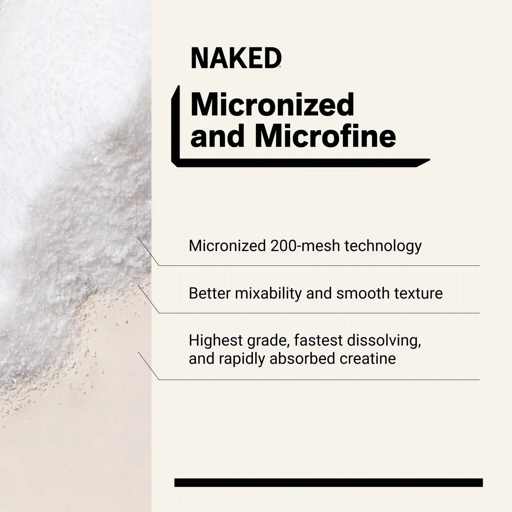 Creatine Monohydrate Powder | Naked Creatine - 2.2LB