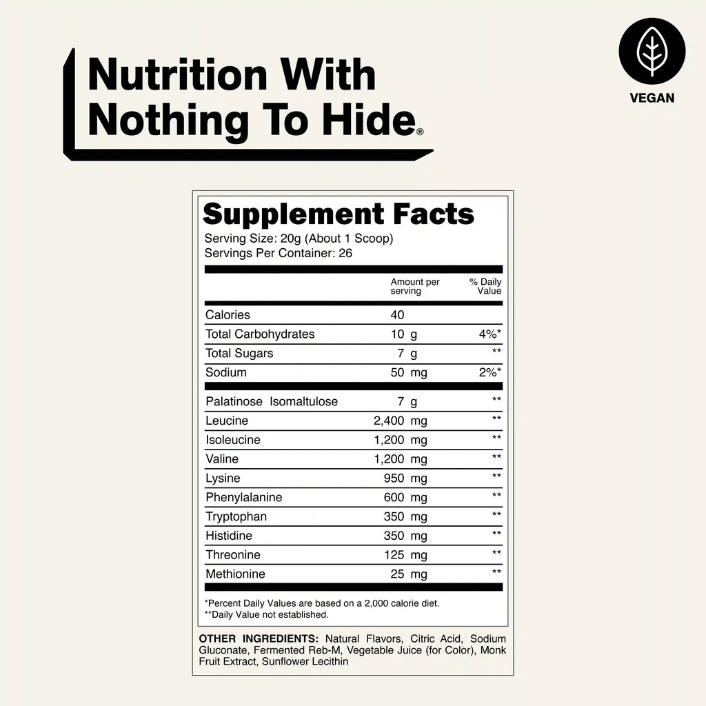 Mango Essential Amino Acids Supplement | Naked EAAs - 26 Servings
