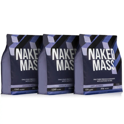 Chocolate Mass Gainer Protein Supplement | Naked Chocolate Mass - 12LB