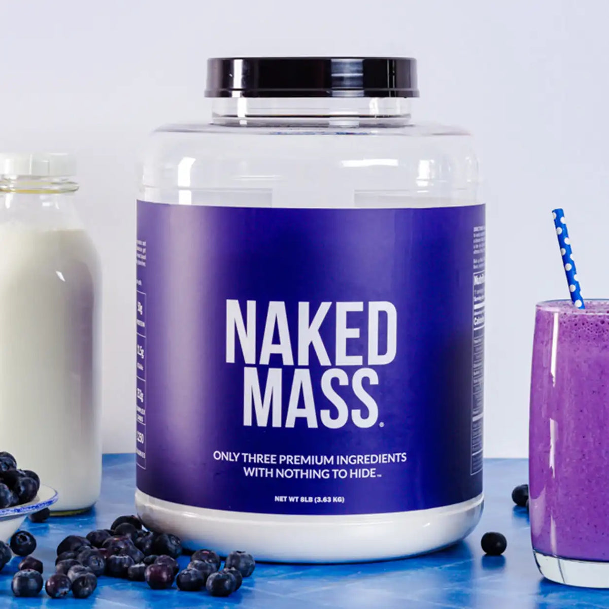 Chocolate Mass Gainer Protein Supplement | Naked Chocolate Mass - 12LB