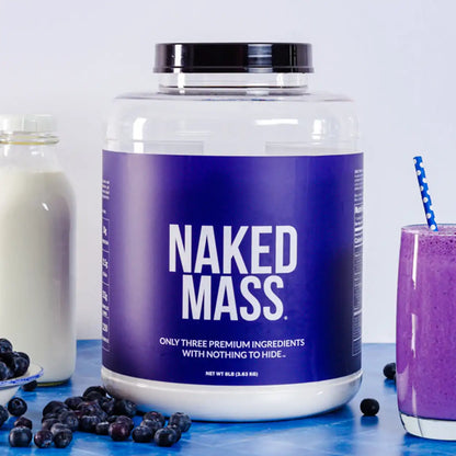 Chocolate Peanut Butter Mass Gainer Protein Supplement | Naked Mass - 8LB